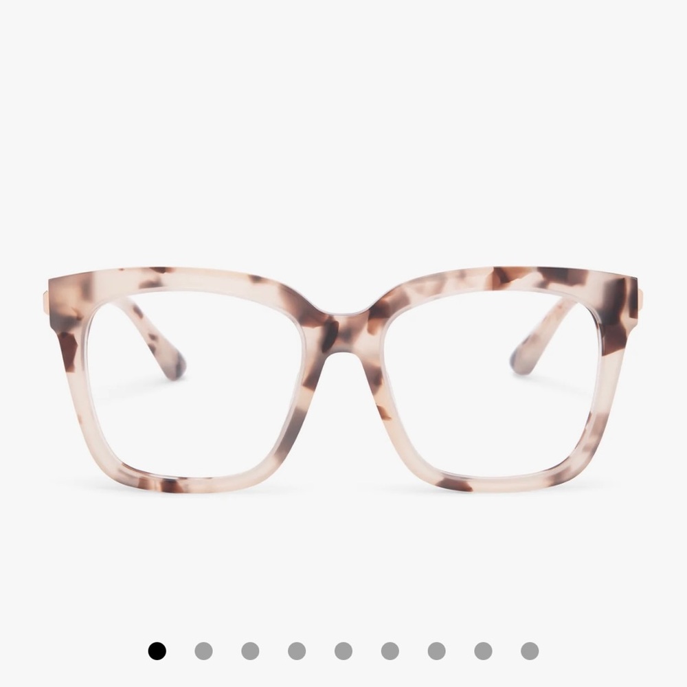 NWT Diff eyewear Bella Cream Tortoise blue light glasses